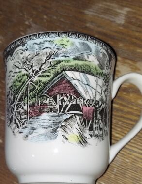 Scenic White Ceramic Mug